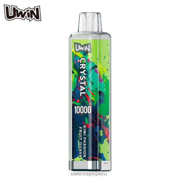 UWIN Vape Cigarrillo Electrónico - UWIN CRYSTAL 10000 vaporizadores desechables kiwi maracuyá guayaba B200B8