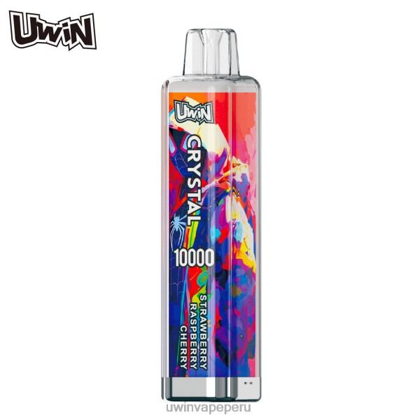 UWIN Vape Desechable - UWIN CRYSTAL 10000 vaporizadores desechables fresa frambuesa cereza B200B7