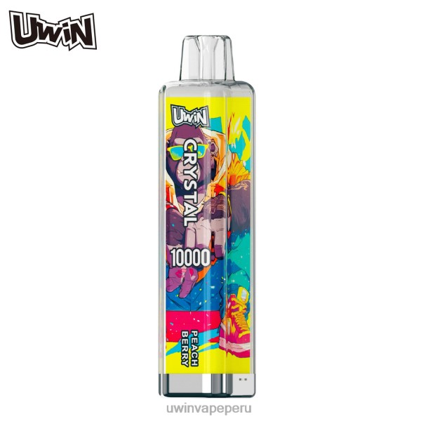 UWIN Vape Pedido - UWIN CRYSTAL 10000 vaporizadores desechables baya de durazno B200B12
