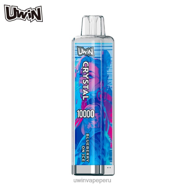 UWIN Vape Sabor - UWIN CRYSTAL 10000 vaporizadores desechables arándano en hielo B200B4
