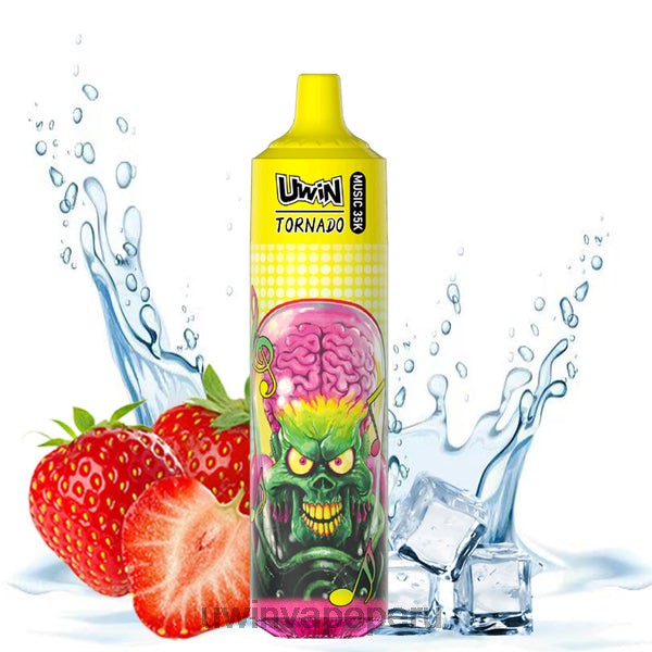 UWIN Vape Pedido - UWIN CRYSTAL vaporizador desechable 35k hielo de fresa B200B24