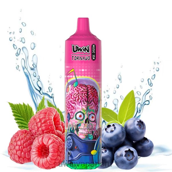 UWIN Vape Sabor - UWIN CRYSTAL vaporizador desechable 35k frambuesa arándano B200B16